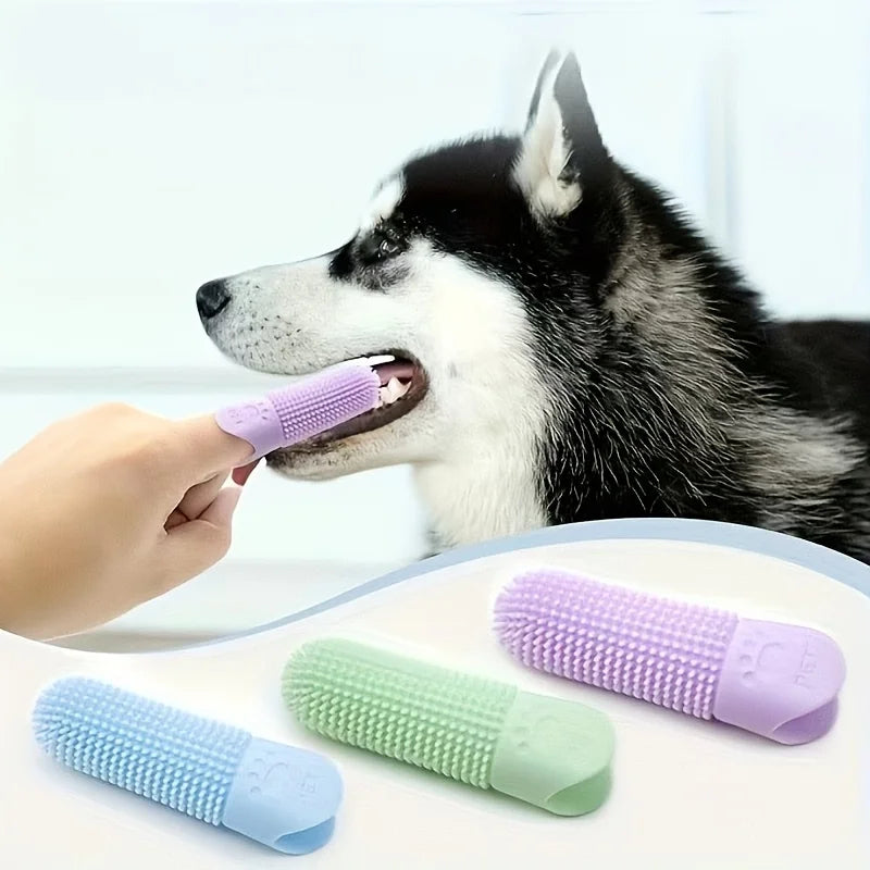 360 Degree Silicone Finger Toothbrush for - MyPetDollar.com