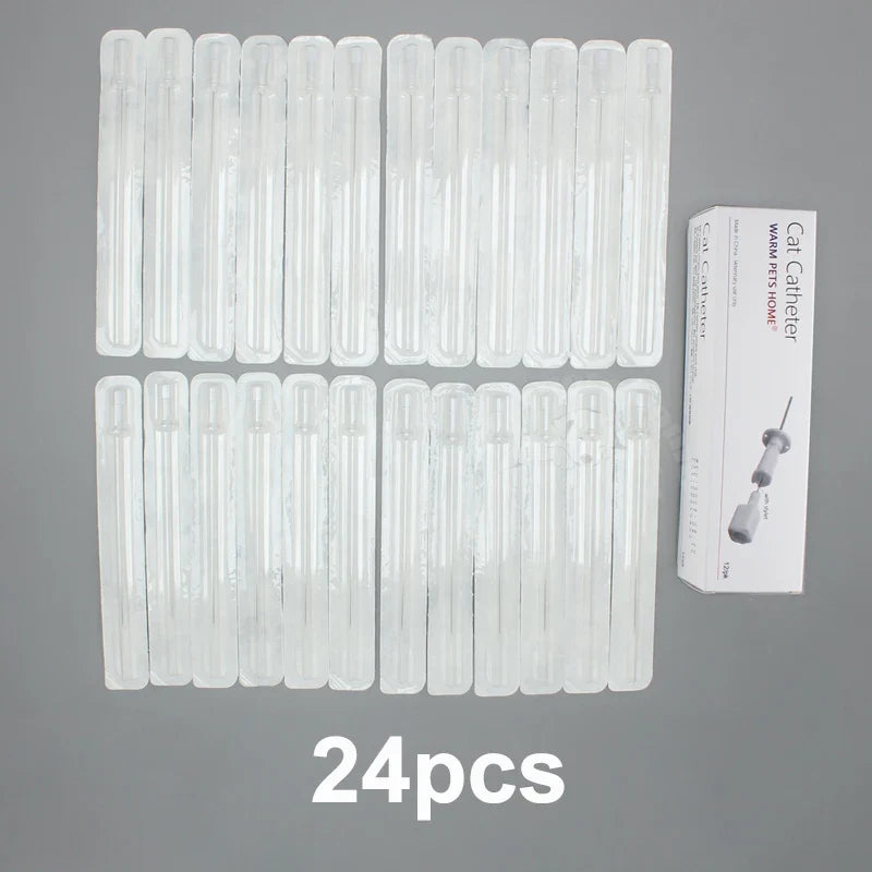 12pcs/24pcs Cat Urinary Catheter with Stylet - MyPetDollar.com