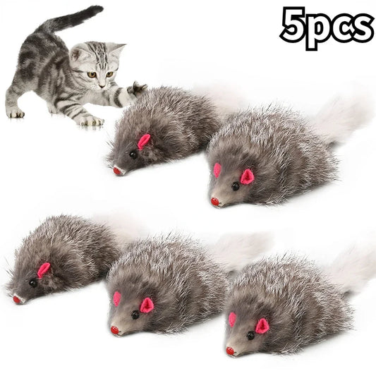 Cat Mice Toys False Mouse Cat Toy Long Tail - MyPetDollar.com