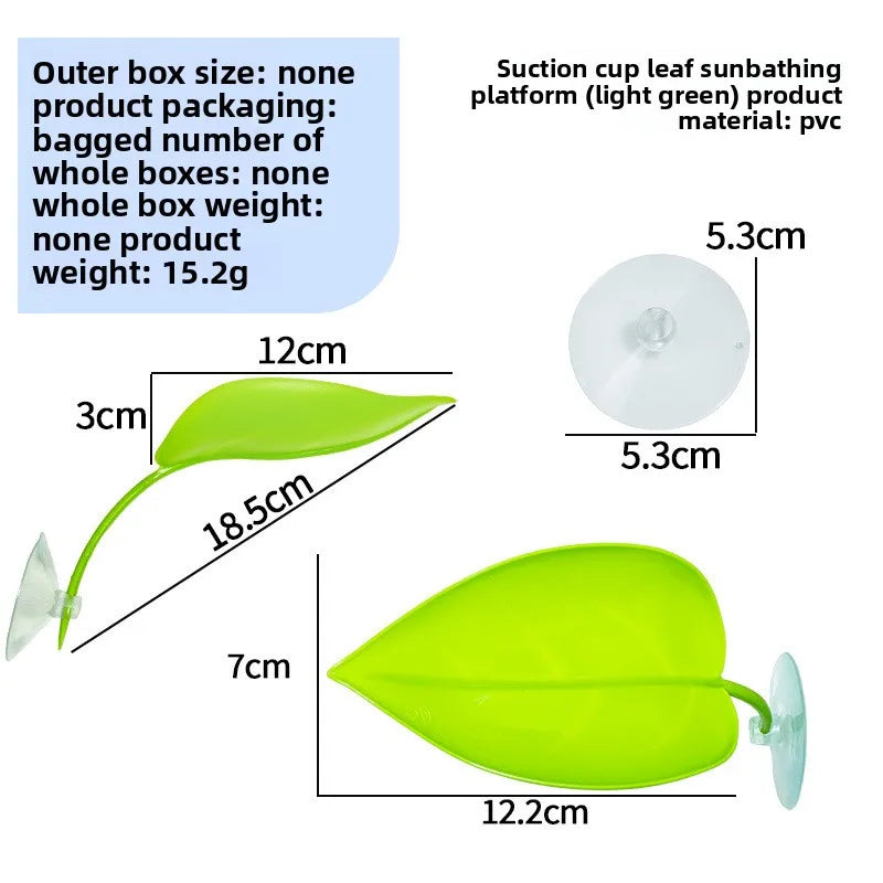 Reptile Leaf Bedding – Mini Suction Cup – 6 Colors