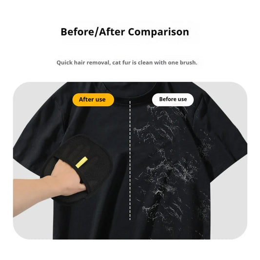 Dog Cat Deshedding Grooming Gloves - MyPetDollar.com