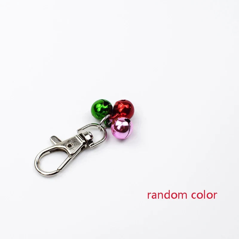 Pet Collar Accessories Key Chain Copper Bell Cat & Dog