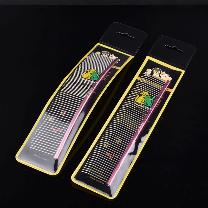 Pet Pink Comb Cat Dog Professional Stainless - MyPetDollar.com