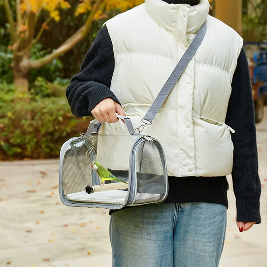 Outdoor Portable Crossbody Bird Cage - MyPetDollar.com