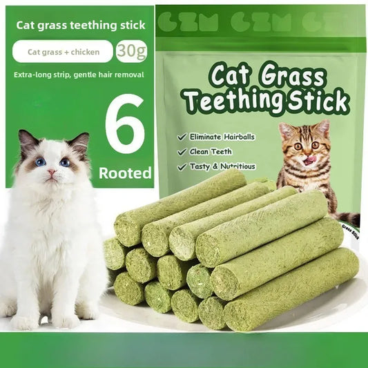 Cat Grass Sticks Treats Hairball Remover - MyPetDollar.com