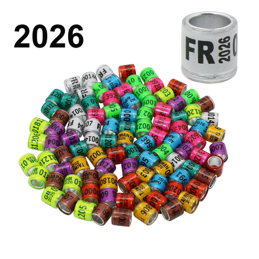 100Pcs 2026 Pigeon Foot Ring ID 8mm With - MyPetDollar.com