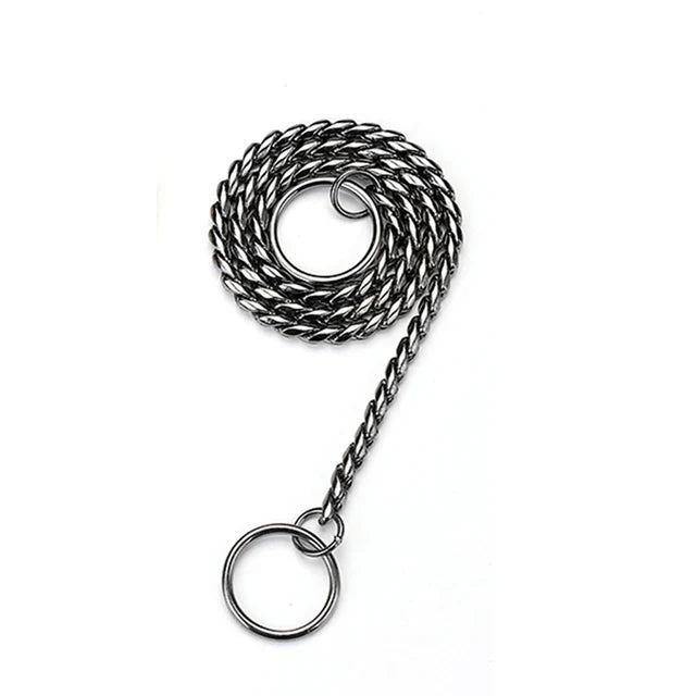 Snake Chain Dog Choke Collar Stainless Steel - MyPetDollar.com