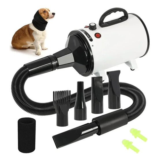 2800w Hair Dryer for Dogs Grooming Blower Warm Wind Secador