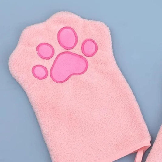 Pet Glove Towel with Hanging Grip for Medium - MyPetDollar.com