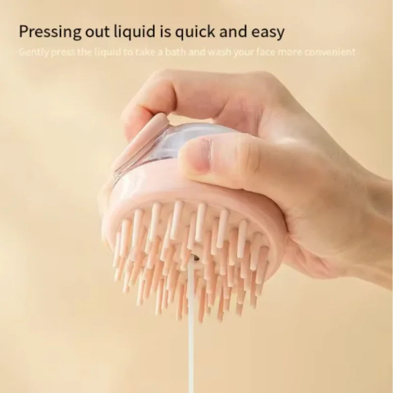 1PC Soft Silicone Pet Bath Brush with - MyPetDollar.com