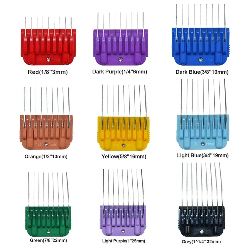 Pet 9 Color Stainless Steel Comb Set For - MyPetDollar.com