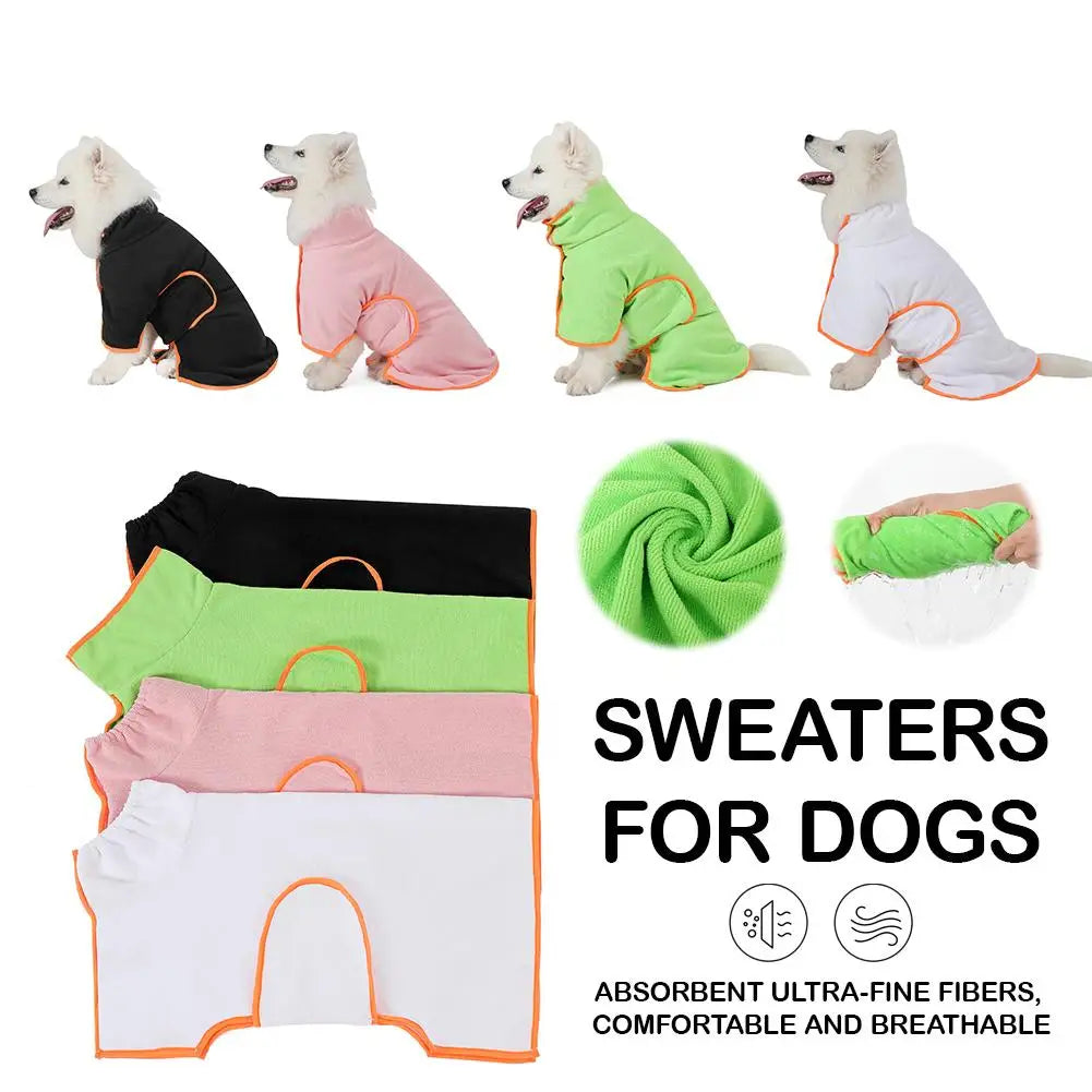 Microfiber Pet Dog Bath Robe Quick Dry - MyPetDollar.com
