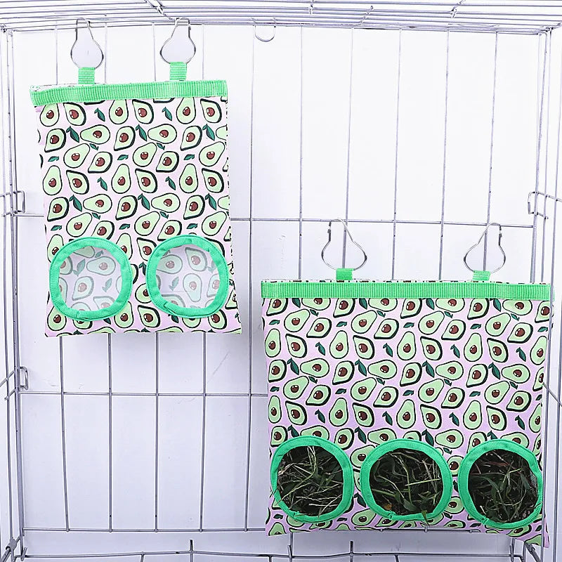 Hanging Dry Grass Feeder Bag for Rabbit, - MyPetDollar.com