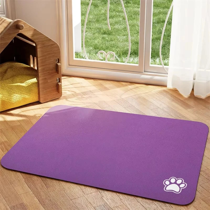 VIKAMA Gray Minimalist Pet Feeding Mat - MyPetDollar.com
