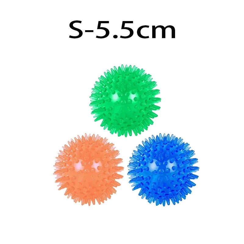 Durable Dog Rubber Toys Chew Play Squeaky Balls