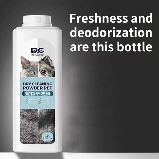 PETCLEAR 500g Pet Dry Shampoo Cleaning - MyPetDollar.com