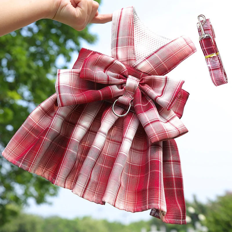 New Adjustable Dog Dress Set Mesh Breathable - MyPetDollar.com