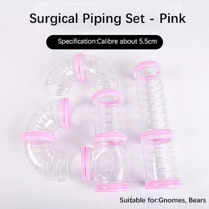 Hamster Coop External Pipelines Can Be Randomly Spliced DIY – 6 Colors