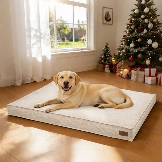 Large Dog Bed Washable Linen Orthopedic Dog - MyPetDollar.com