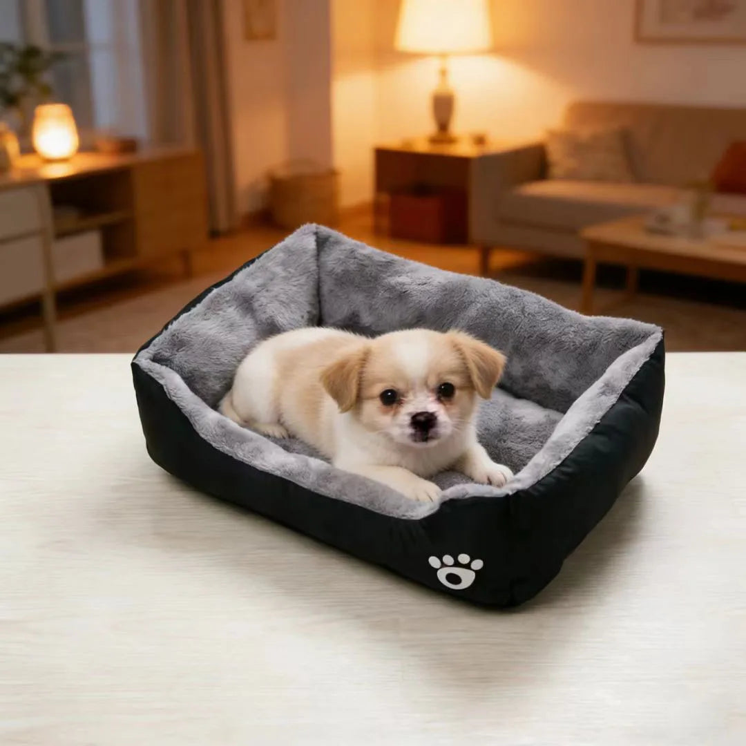 Soft Plush Dog Bed Washable, Warm Cat Nest - MyPetDollar.com