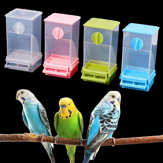Automatic Hanging Pet Bird Feeder Food - MyPetDollar.com