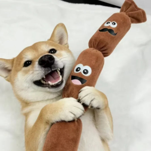 Durable Dog Plush Chew Toy Squeak Chewable - MyPetDollar.com