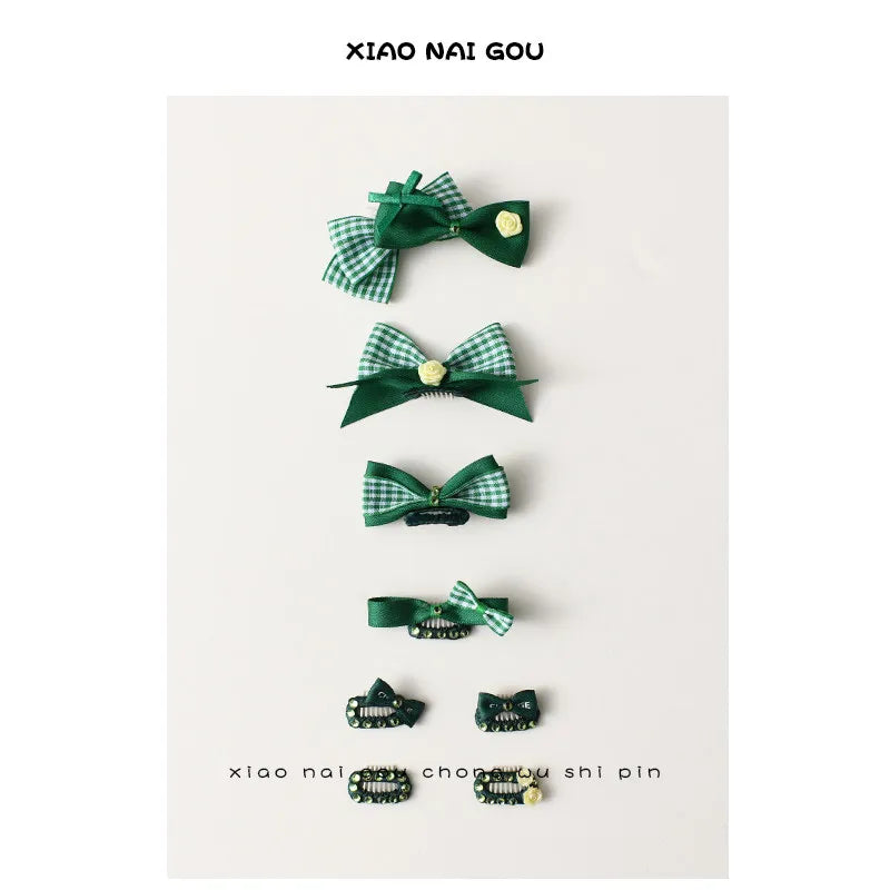 Blackish Green Pet Dog BB Hair Clips New - MyPetDollar.com