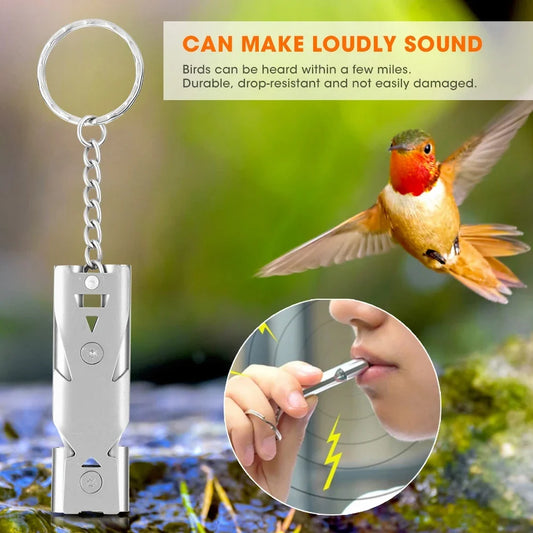Metal Birds Ultrasonic Training Whistle Back