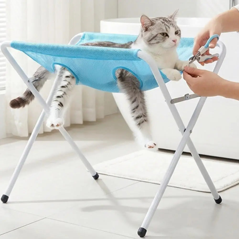 Pet Grooming Hammock with Foldable Stand Dog - MyPetDollar.com