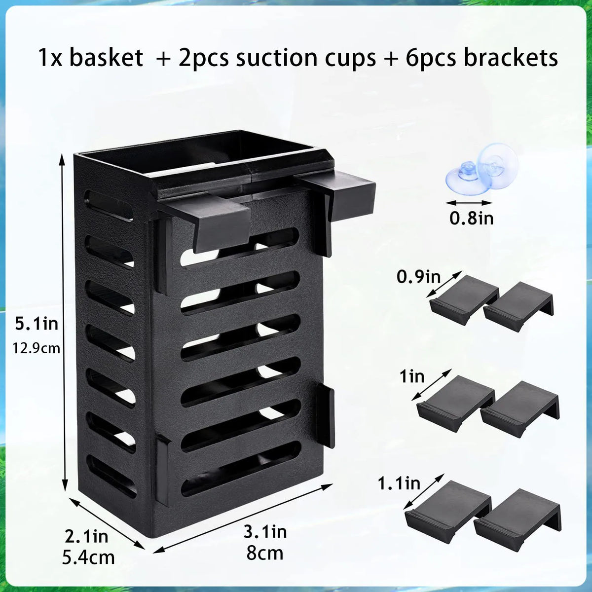 Aquarium Plant Holder Hanging Basket Water - MyPetDollar.com