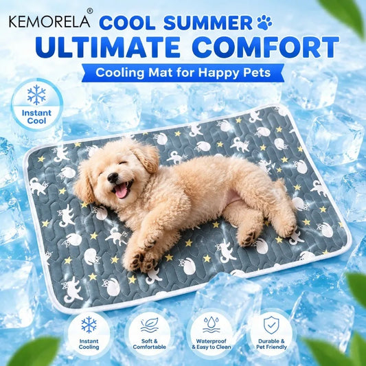 Summer Ice Silk Pet Cooling Mat Waterproof - MyPetDollar.com