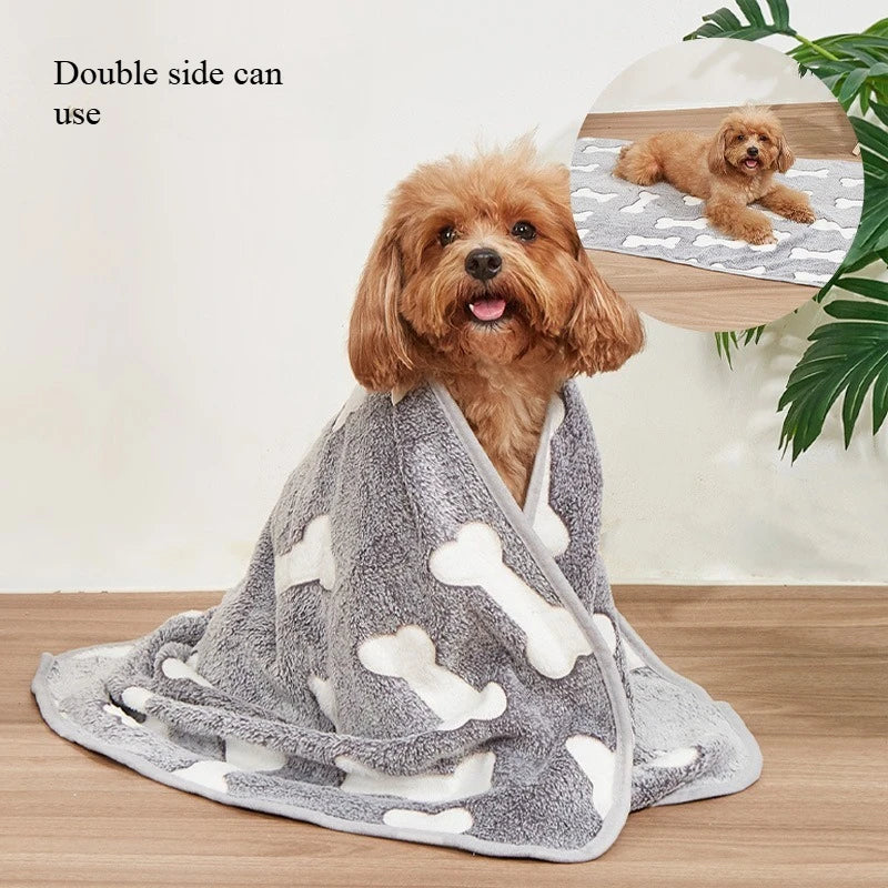 Pet Blankets Soft Fluffy Washable Dog Sleep - MyPetDollar.com