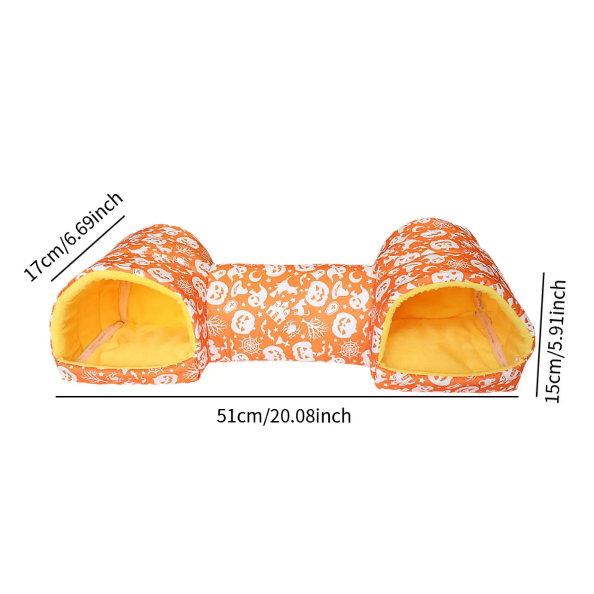 Hamster Hideout Tube Hideaway Guinea Pig Tunnel for Small Pets