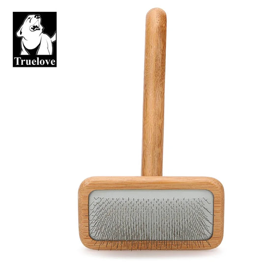 TrueLove Pet Comb Bamboo Wood Brush Supplies - MyPetDollar.com