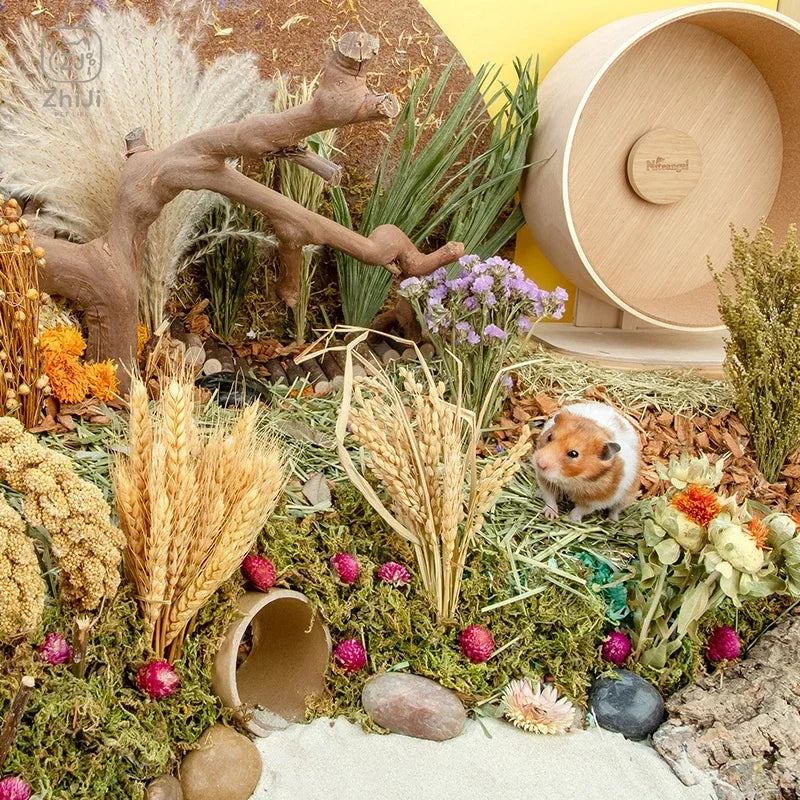 Natural Dried Flower Hamster Bedding - MyPetDollar.com