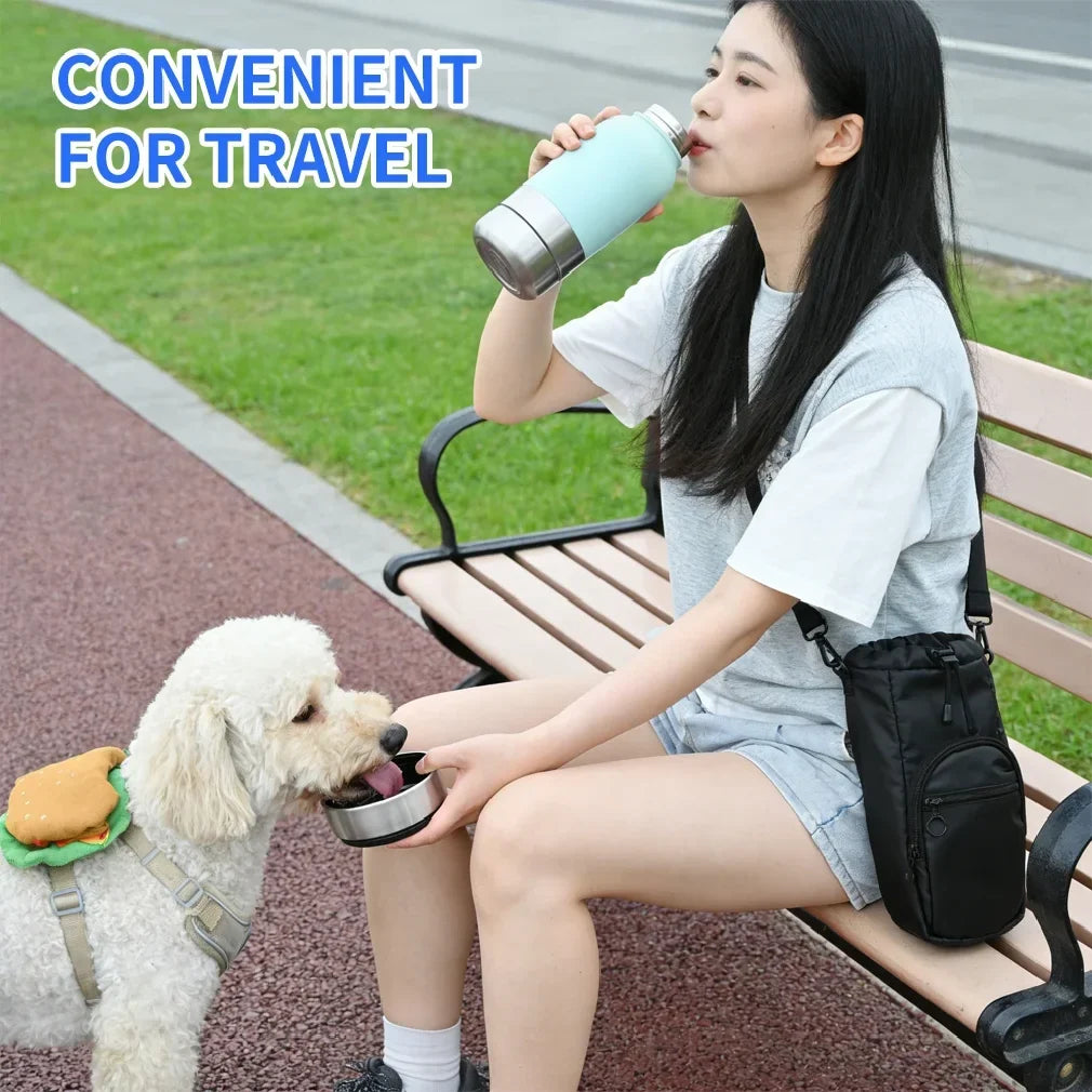 OKKPETS 32Oz 3 in 1 Stainless Steel Dog - MyPetDollar.com
