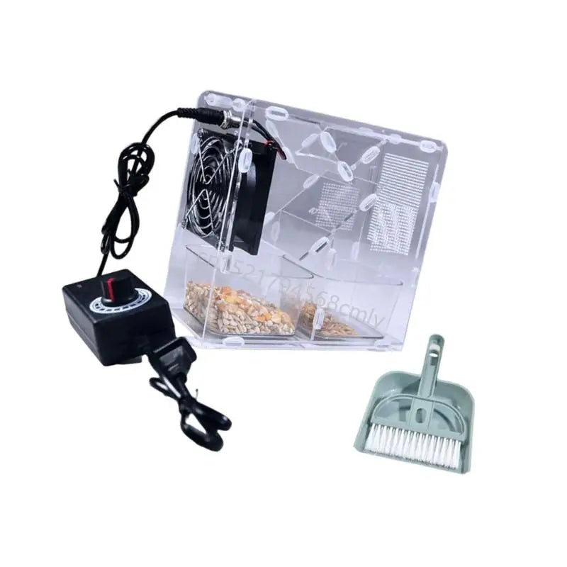 Clear Acrylic Bird Seed Blower Grains - MyPetDollar.com