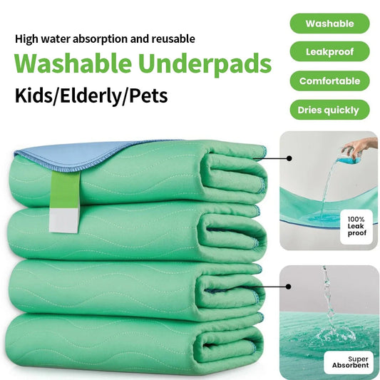 1/2/4pcs Washable Underpads, Heavy - MyPetDollar.com