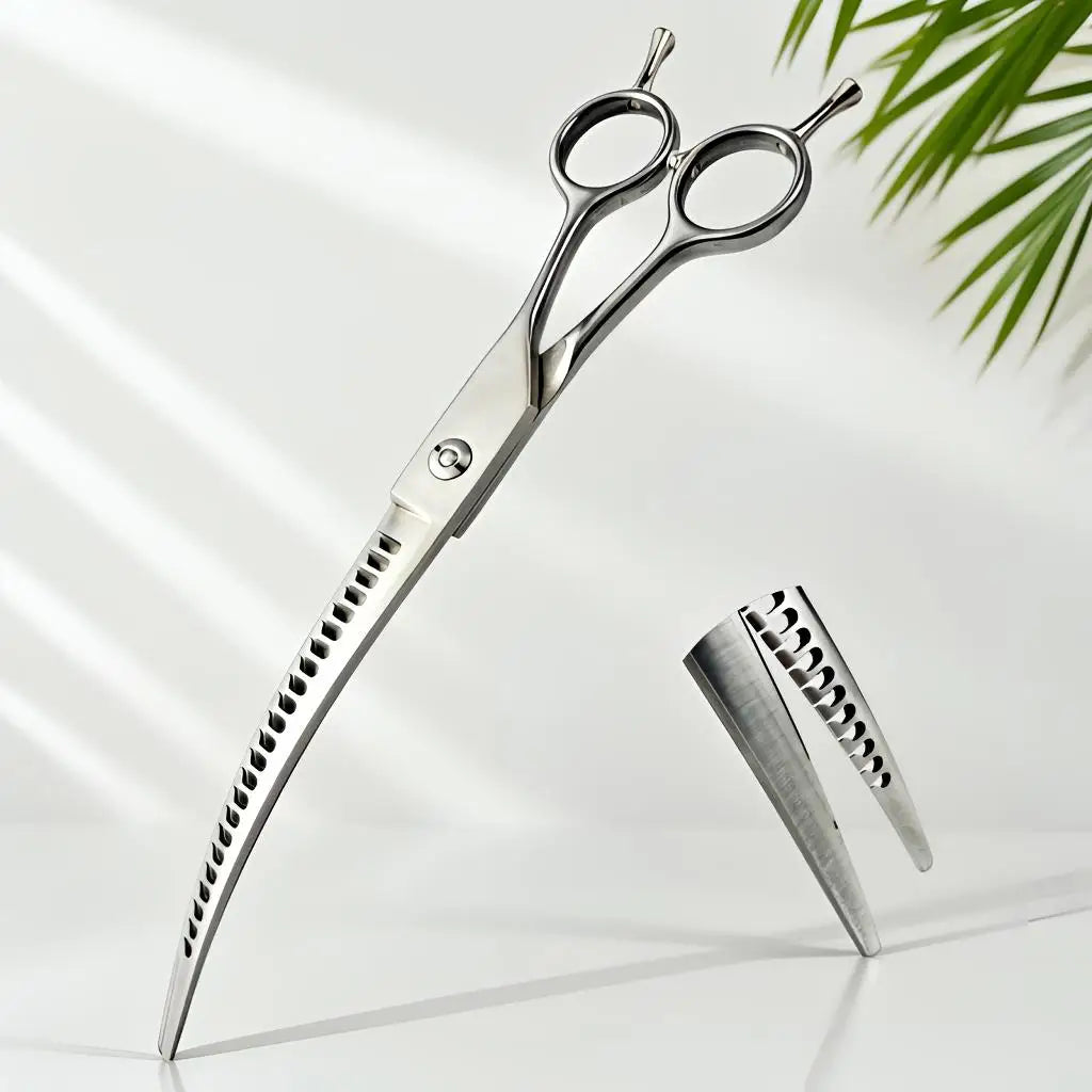 Wingsbro 8 Inch Dog Curved Drooming Scissors – Dog Supplies