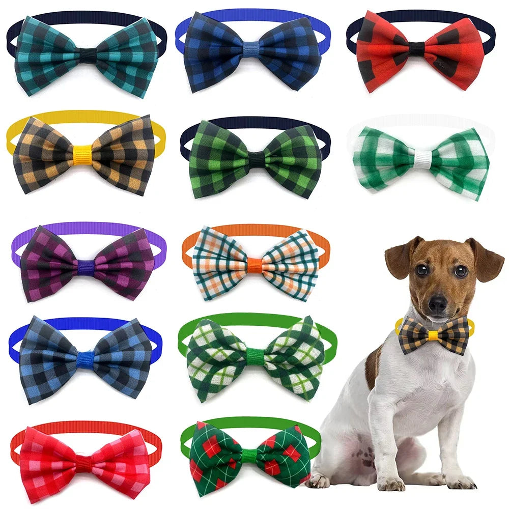 50/100pcs Handmade Bulk Pet Dog Bow Tie - MyPetDollar.com