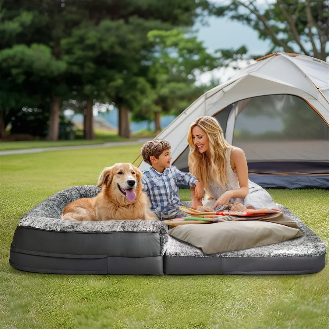 180cm Long Human-Size Giant Dog Bed Foldable - MyPetDollar.com