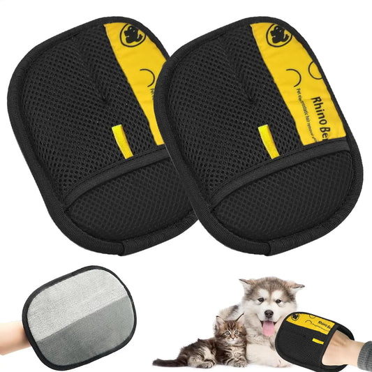 2PCS Static Removal Gloves For Pet Hair Pet - MyPetDollar.com