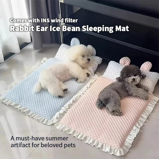 Summer Cooling Pet Bed Mat, Breathable Ice - MyPetDollar.com