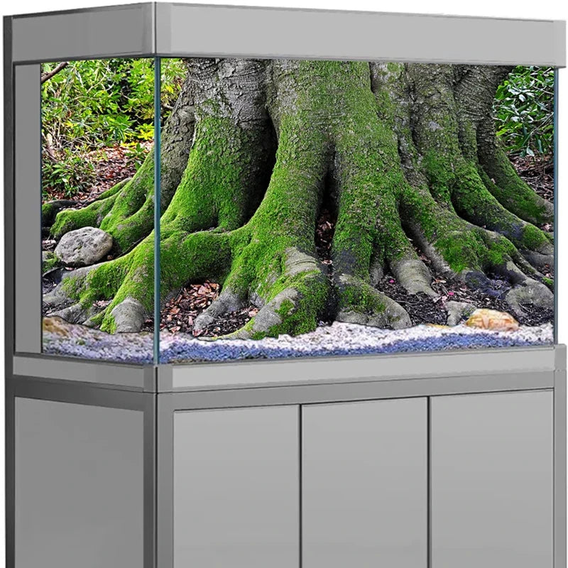 Realistic 3D Green Moss Tree Root Aquarium - MyPetDollar.com