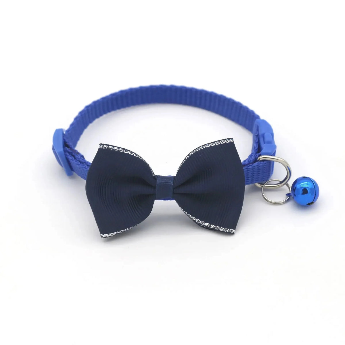 Cat Collar Solid Color Bowknot Puppy - MyPetDollar.com
