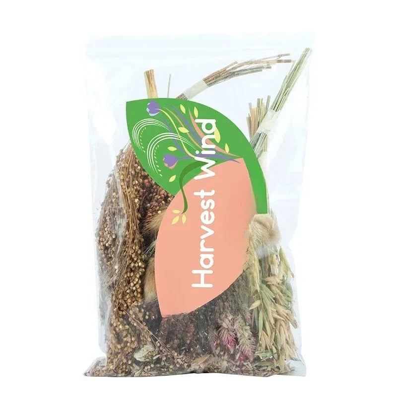 Natural Dried Flower Hamster Bedding Cage – 3 Colors
