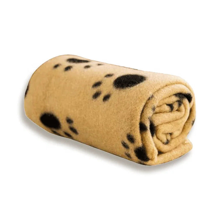 Soft Pet Blanket Paw Print Dog Cat Blanket - MyPetDollar.com