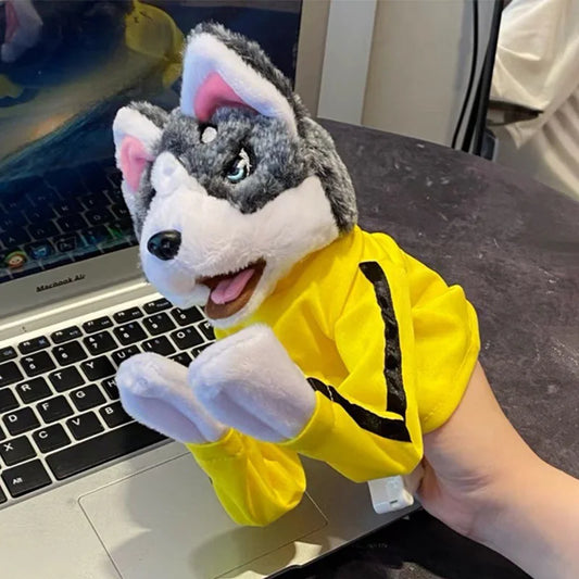 Kid Kung Fu Animal Toy Husky Glove Doll Game - MyPetDollar.com