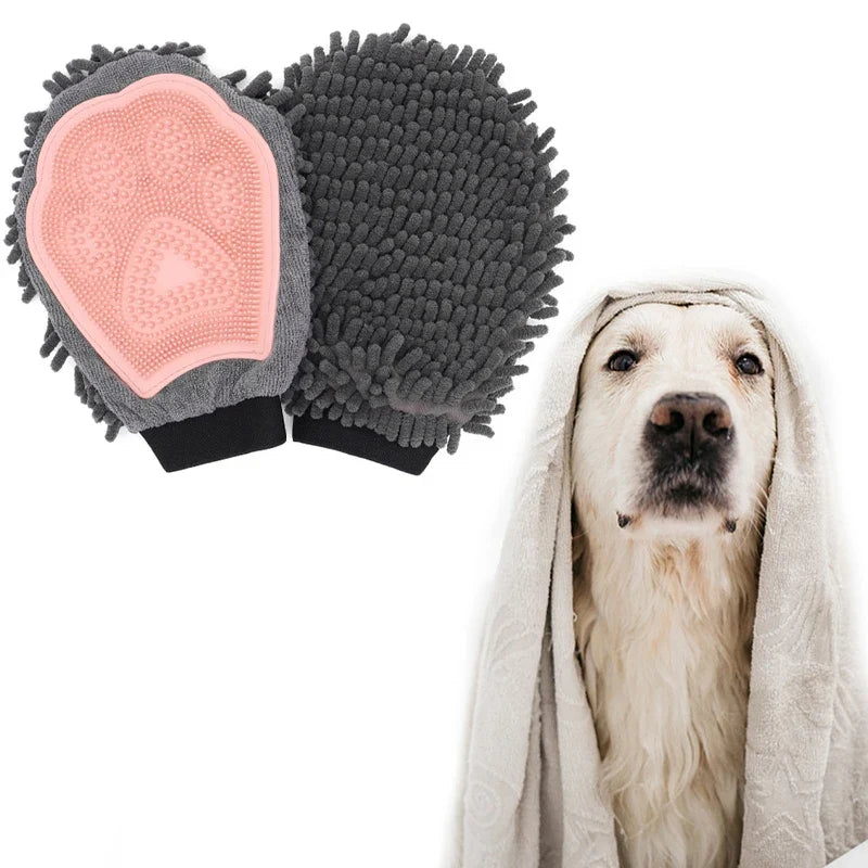 1PC Pet Grooming Gloves Double-Sided Gloves - MyPetDollar.com