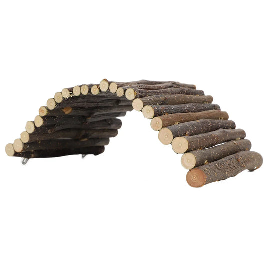 Wooden Hamster Arch Bridge Flexible Hamster - MyPetDollar.com